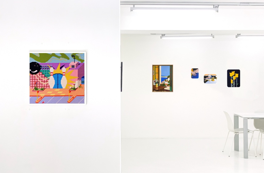 Sobering exhibition view min